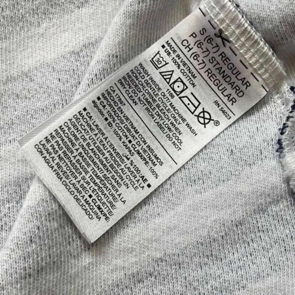 Old Navy 100% Cotton Blue‎ and White Striped Short Sleeve Sundress Girl's Sz 6-7
